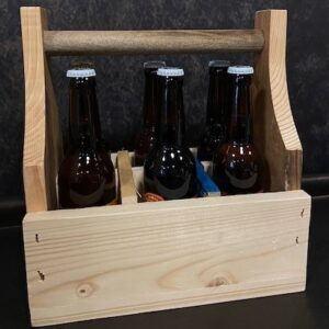 Handgemaakt kratje bier